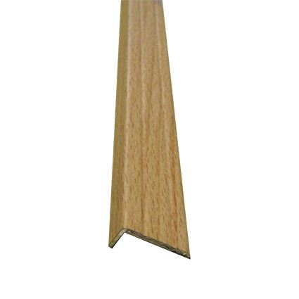 ochranná lišta na hranu schodu samolepiaca, profil 24 x 10 mm, dĺžka 0,9 m, fólie drevo