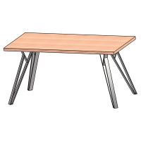 stylová moderní noha ke stolům TOKYO, výška 71 cm, černá perlička, 4 nohy v setu (1)