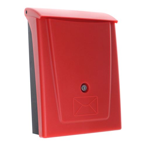 poštovní schránka Rottner Posta plastová, 340 x 250 x 110mm, vrhní vhoz, čelní výběr