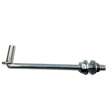 závěs k snadnému nastavení branky, regulovatelný 270mm, bilý zinek, čep průměr16mm