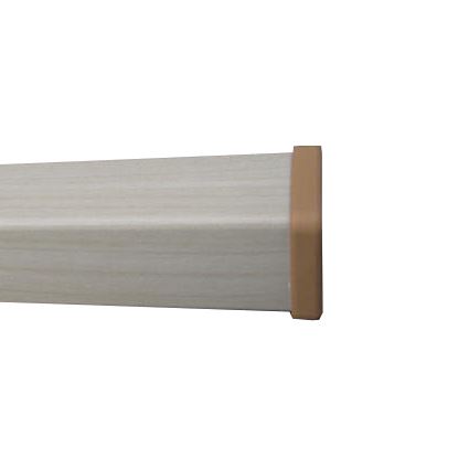 ochrana rohu stěny proti poškozeníí, roh dřevo s folií a horním zakončením 30x30mm,vhodný k nalepení, délka 1,45m