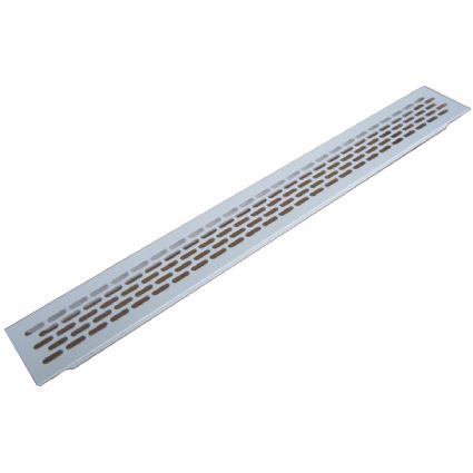 mreža hliníková vetracia nábytková, šírka 60mm, dlžka 484mm