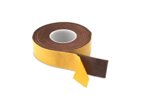 filcová páska samolepící v metráži k nastříhání, hnědá 3 mm x 25 mm x 1,5 m
