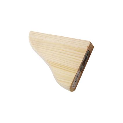 uholník pod police, drevený držiak políc z borovice