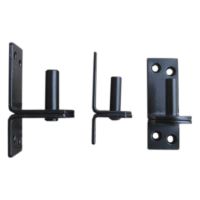 držák čepu k vratovému závěsu, C10/25, průměr 10mm, odskok 25mm, černý