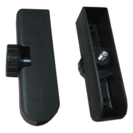 rektifikační nožka na spodní hranu nábytku o síle 18mm, černá