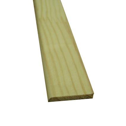 dřevěná nastavovaná lišta borovice plochá jednostranná SP, cena za 1 ks