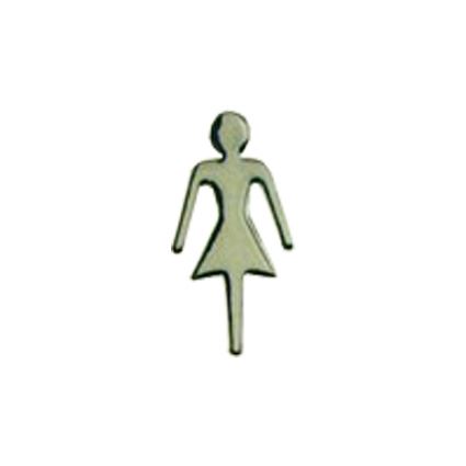 logoprint, samolepící rozlišovací piktogram na dveře - WC panáček, panenka