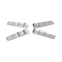 vyrovnávací klin pod nábytok odlamovací plastový, transparentný