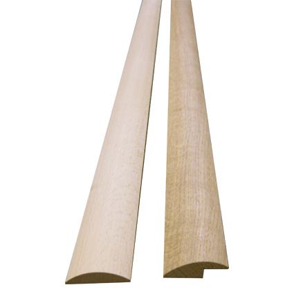 dřevěná masivní lišta přechodová k podlaze 80cm, dub, buk, cena za 1 ks