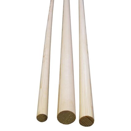 drevená masívna tyč, guľatina, borovica, dĺžka 2m