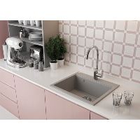 Granitový jednodřez bez odkapávače TAU 570, do skříňky šíře 60 cm (2)