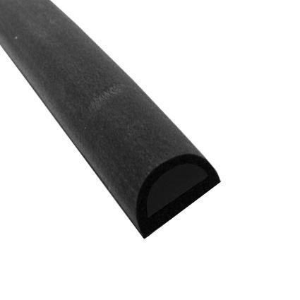 samolepící silikonová těsnící páska ELLEN na okna a dveře, pro šířku spáry 8 až 10mm, profil D XXL, černá