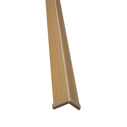 ochrana rohu stěny proti poškozeníí, roh dřevo s folií a horním zakončením 30x30mm,vhodný k nalepení, délka 1,45m