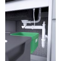 Granitový dřez s odkapávačem FRONTIS 790, do skříňky šíře 50 cm (2)