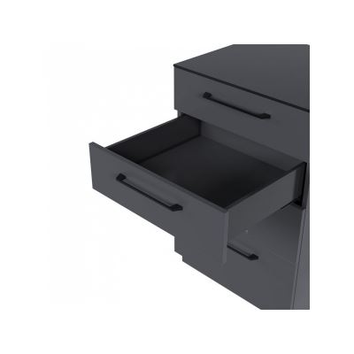 zásuvkový systém ULTRA Box, kompletní vnější šuplík, barva černý antracit