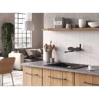 Granitový dřez s odkapávačem MERKUR 650, do skříňky šíře 50 cm (2)
