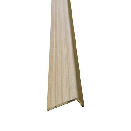 ochranná lišta na hranu schodu samolepící, profil 24 x 10 mm, délka 0,9m, folie dřevo