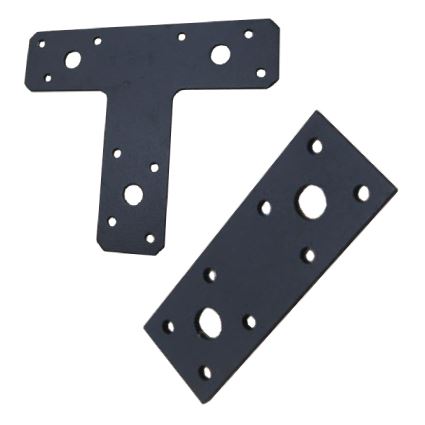 tesařský spojovací profil pás a "T" kus ČERNÝ