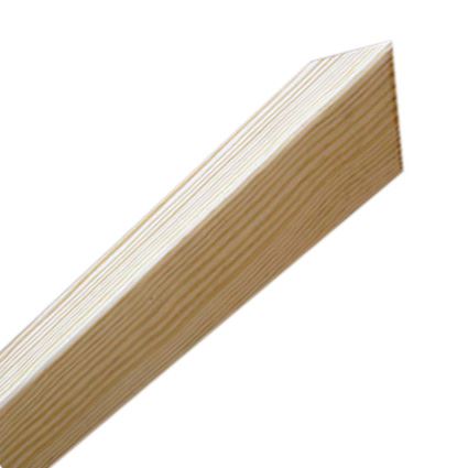 ochrana rohu stěny proti poškození, dřevěný roh se špičkou, 43x43mm,vhodný k nalepení, délka 1,45m