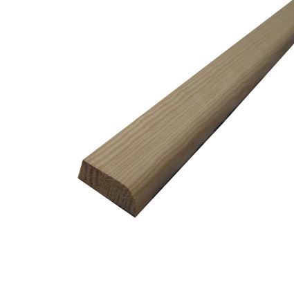 drevená nastavovaná lišta borovica plochá jednostranná SP, cena za 1 ks
